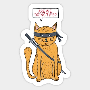 Ninja Cat Sticker